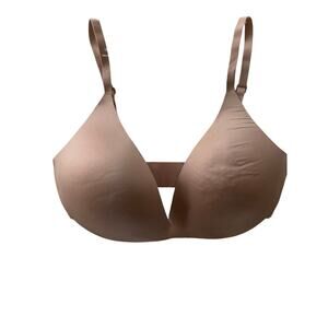 NWT Skims Wireless T-Shirt Demi Bra Padded Nude Womens Size 32 D